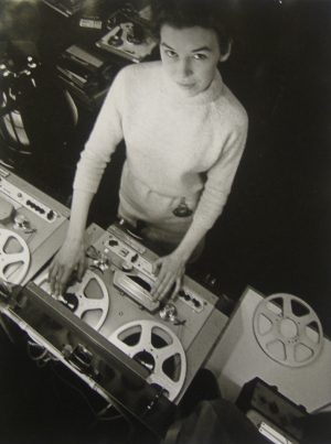 Delia Derbyshire at the BBC Radiophonic Workshop in 1965